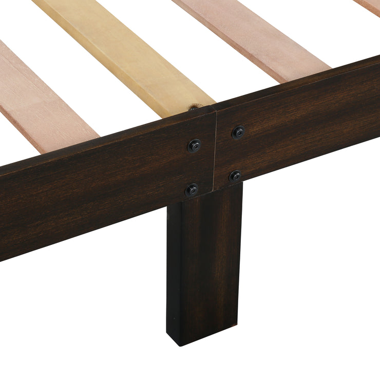 14 inch Deluxe Wood Platform Bed