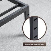 GrandRest 14 " Dura Metal Bed Frame with Non-Slip Feature